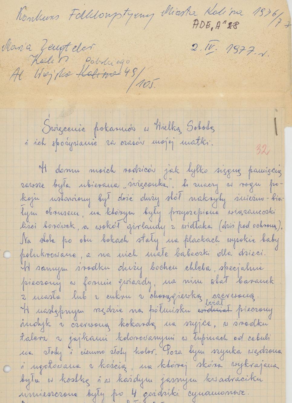 Święcenie pokarmów w Wielką Sobotę i ich spożywanie za czasów mojej matki