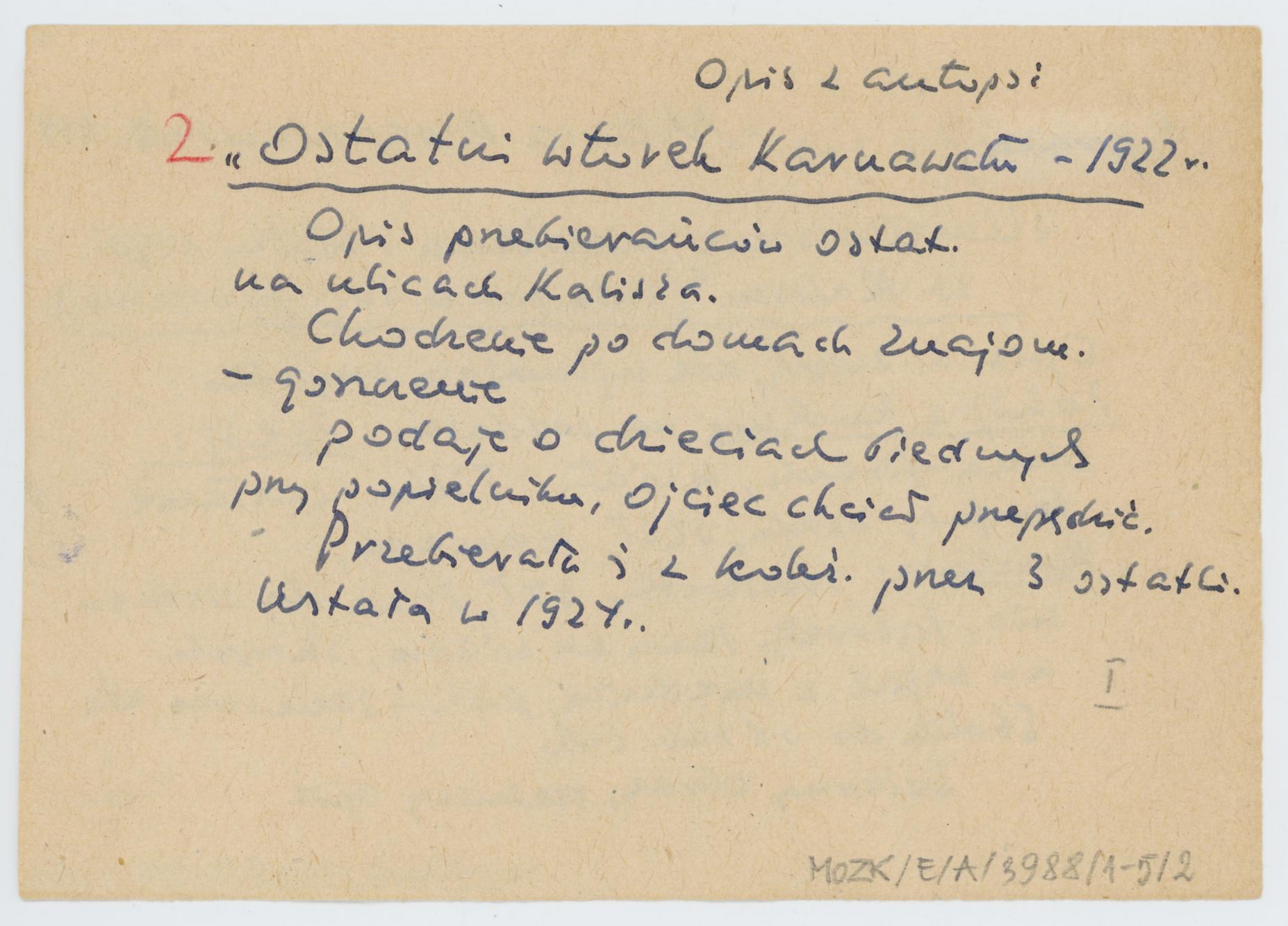 Umeblowanie mieszkania robotniczego w Kaliszu