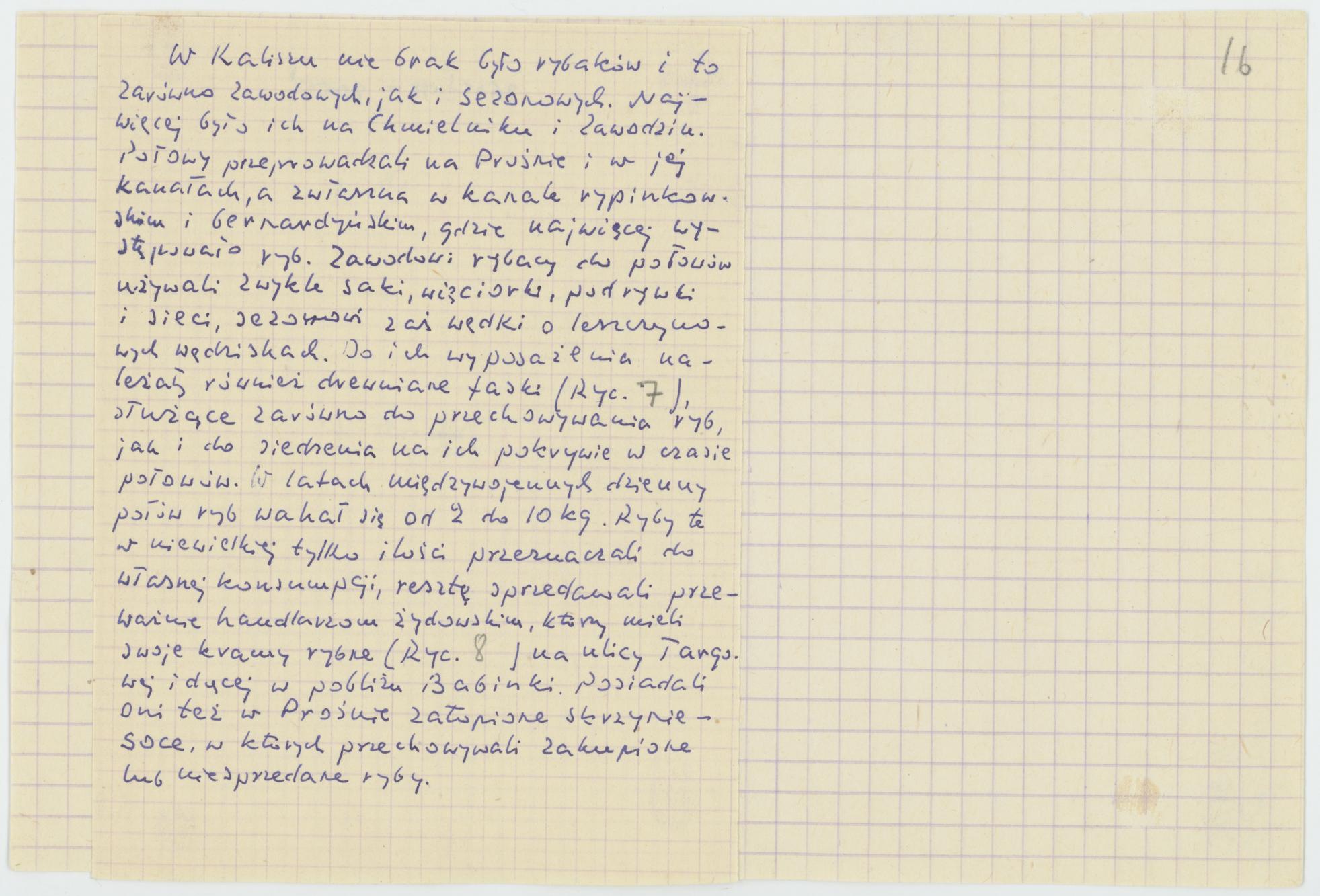 O niektórych zajęciach kaliszan, cz. 2