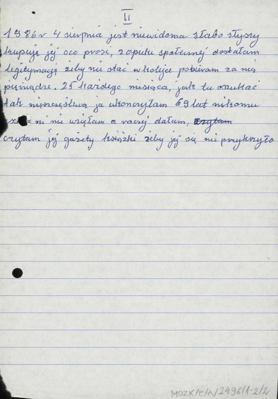 Ja miałam sąsiadkę