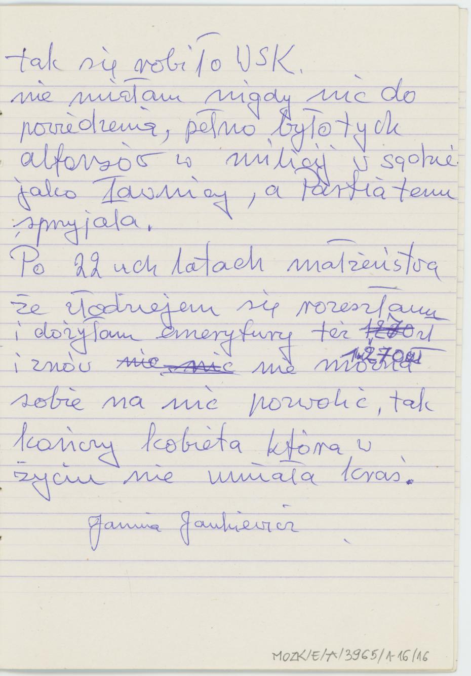 Kobieta przed wojną i po wojnie. Starość przed wojną i po wojnie, cz. 2