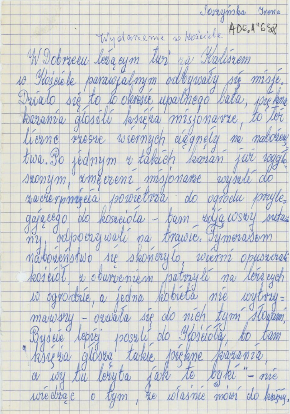 Wydarzenie w kościele