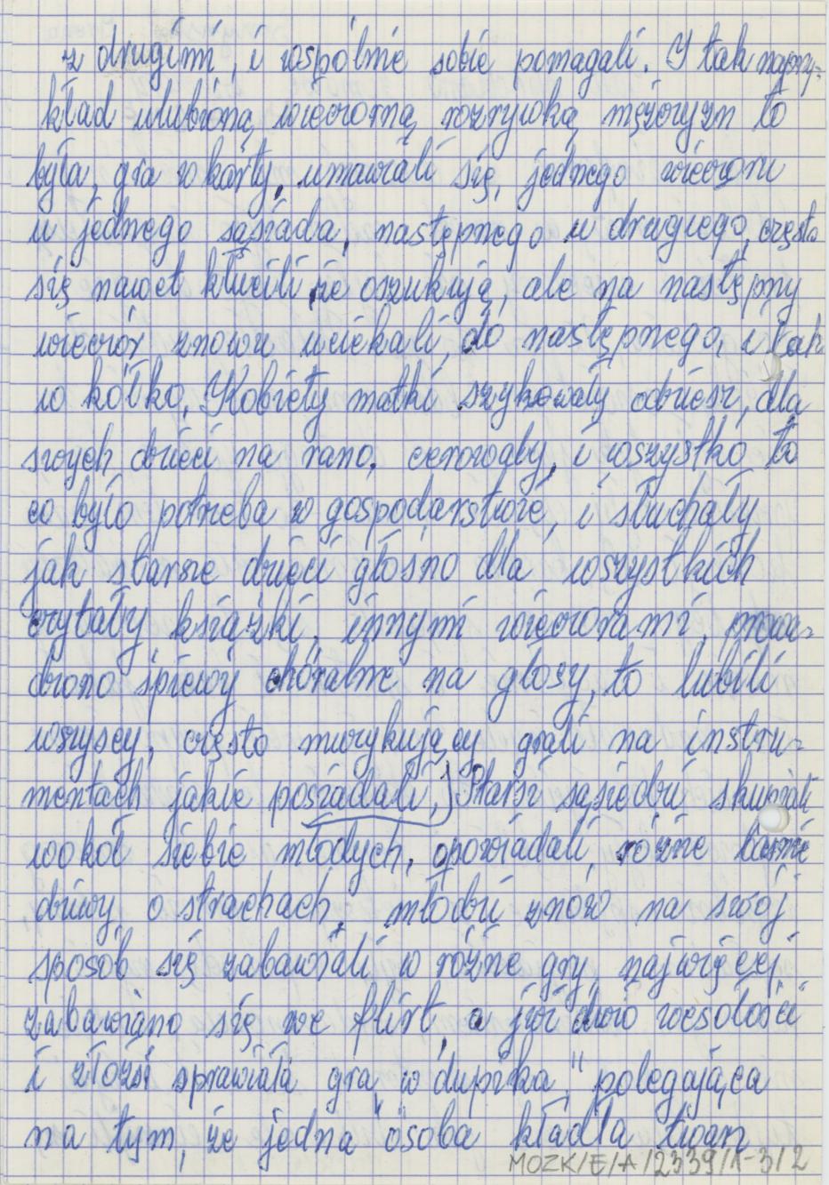 Jak spędzano zimowe wieczory