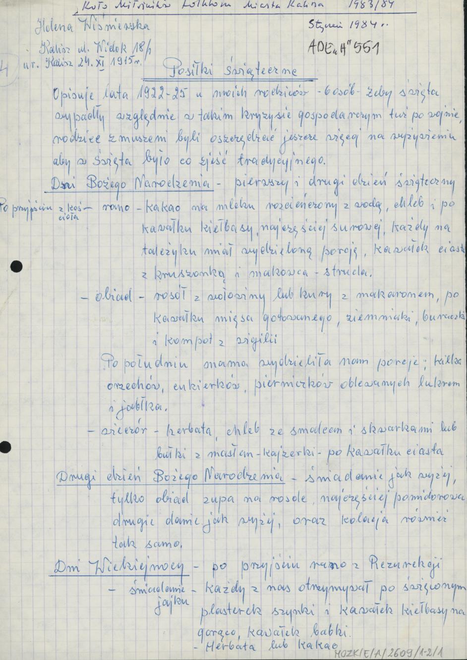 Posiłki świąteczne