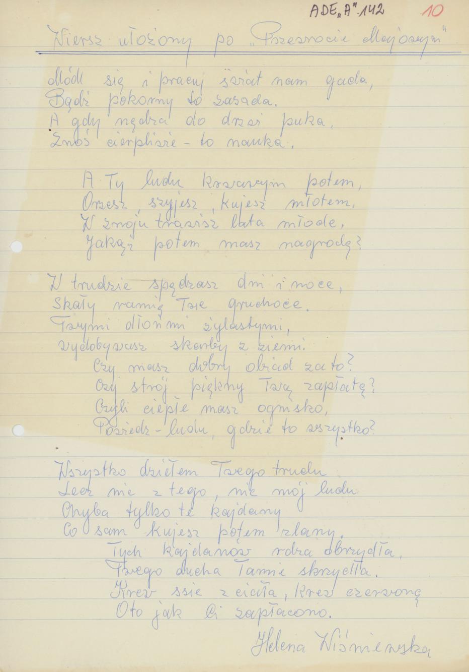 Wiersz ułożony po "Przewrocie Majowym"