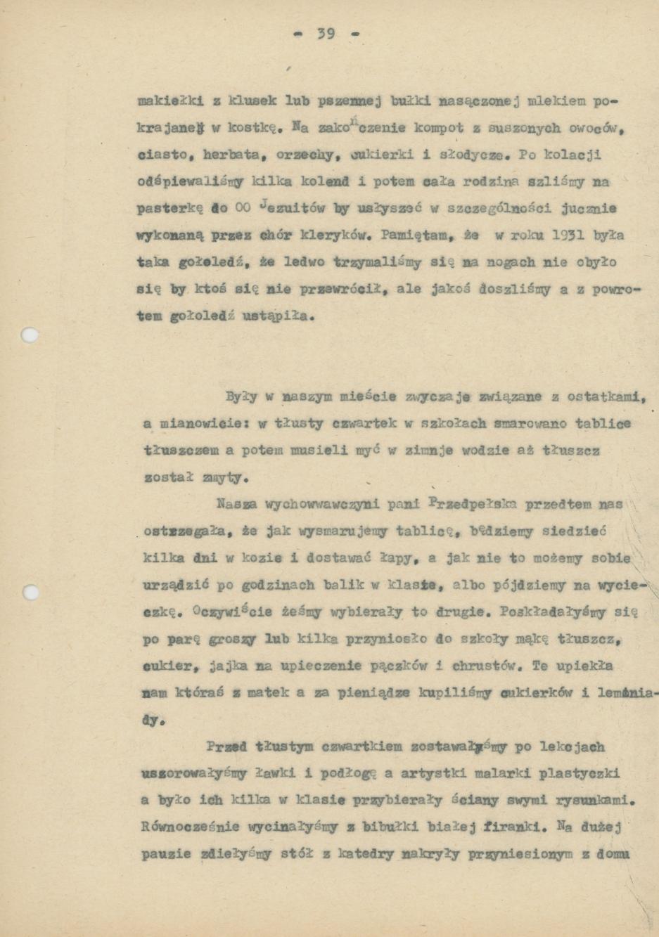 II część Pamiętnika rodzinnego i znajomych "Moi, ja i moje miasto", cz. 3