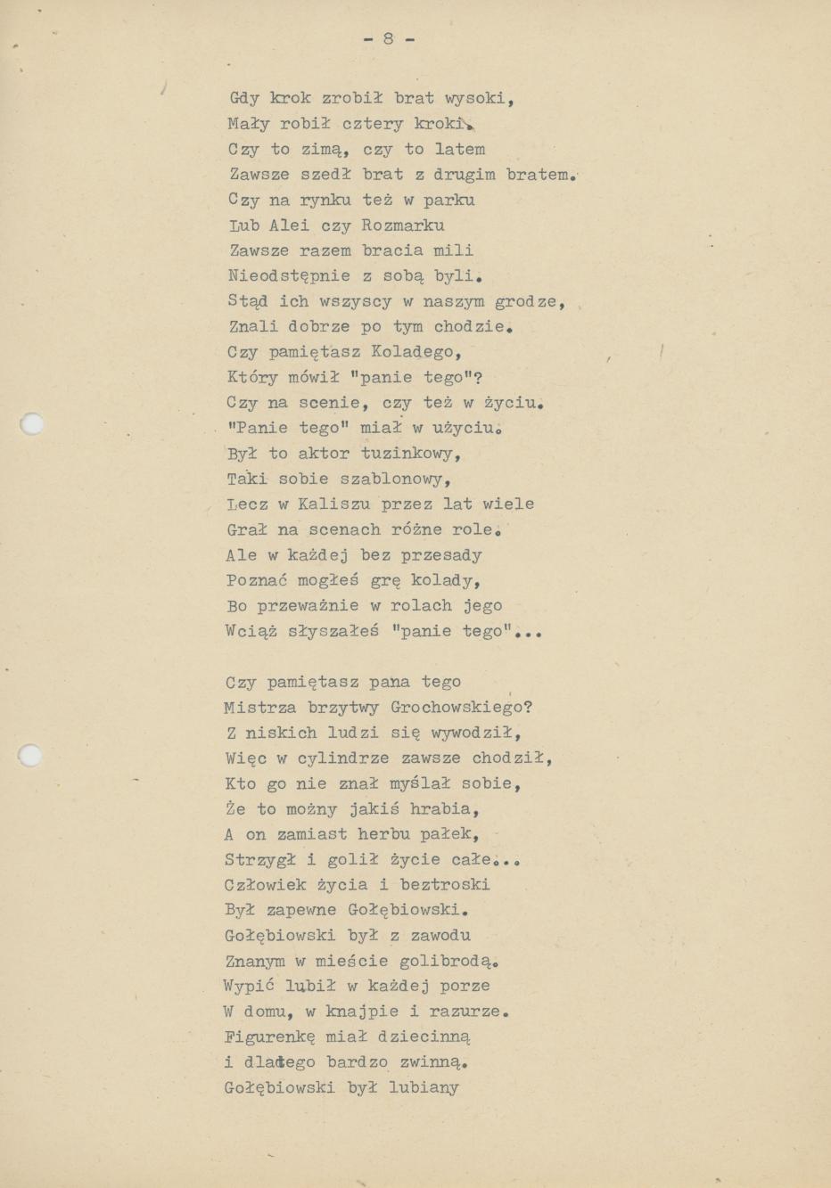 Stary Kalisz. Dzieje przeszłe wierszem, cz. 1