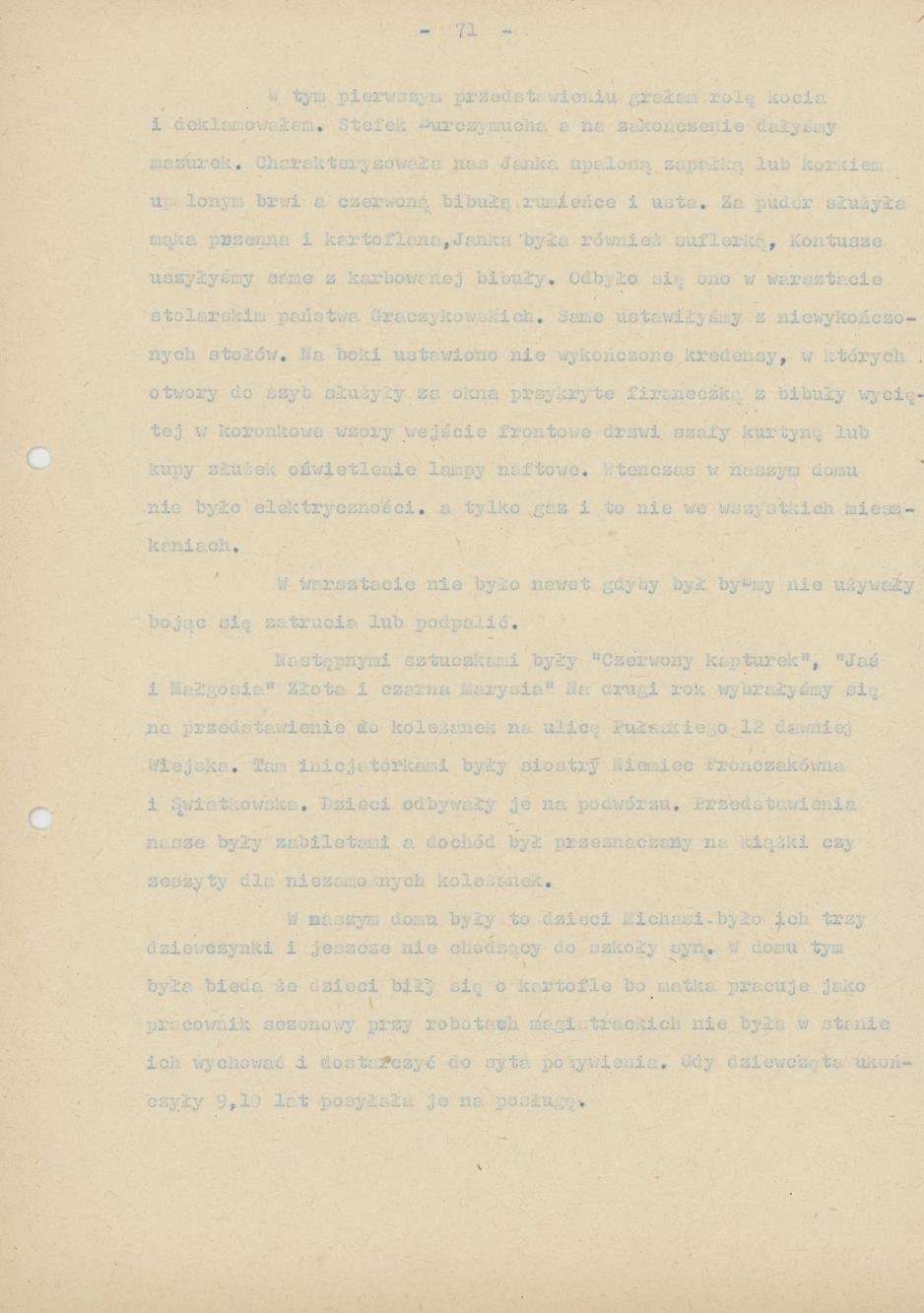 II część Pamiętnika rodzinnego i znajomych "Moi, ja i moje miasto", cz. 6