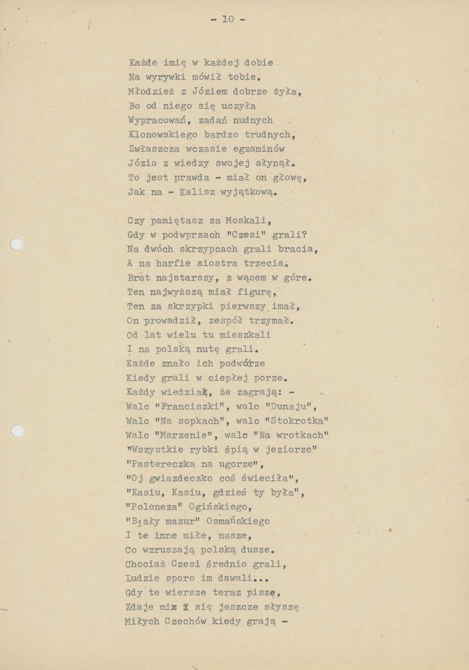 Stary Kalisz. Dzieje przeszłe wierszem, cz. 1