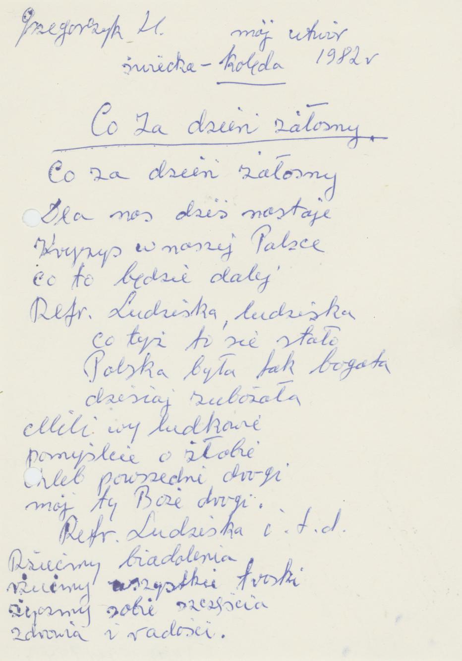 Co za dzień żałosny