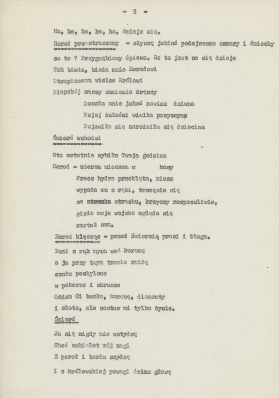 Herody - inscenizacja