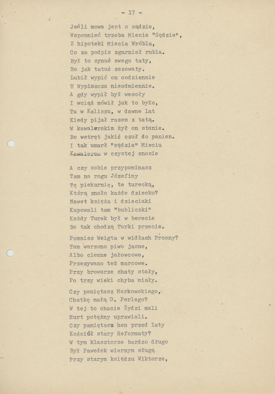 Stary Kalisz. Dzieje przeszłe wierszem, cz. 2