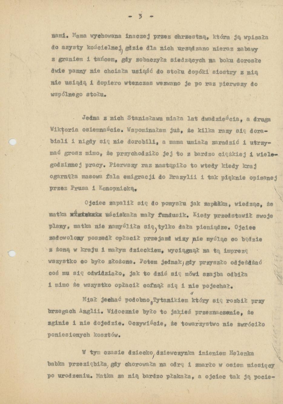 II część Pamiętnika rodzinnego i znajomych "Moi, ja i moje miasto", cz. 1