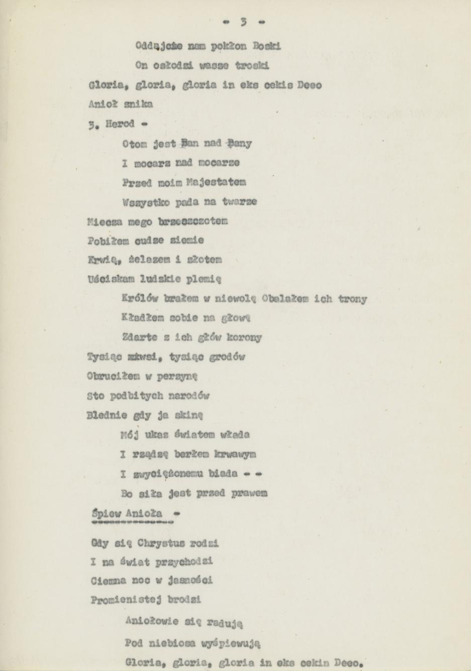 Herody - inscenizacja