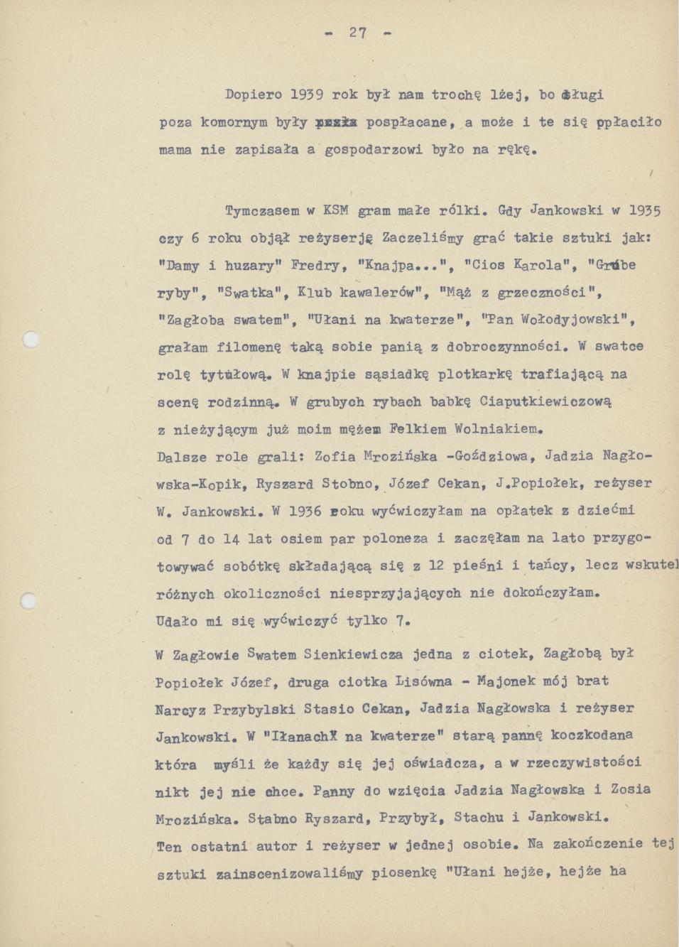 Pamiętnik rodziny i znajomych "Moi i ja i moje miasto", cz. 2