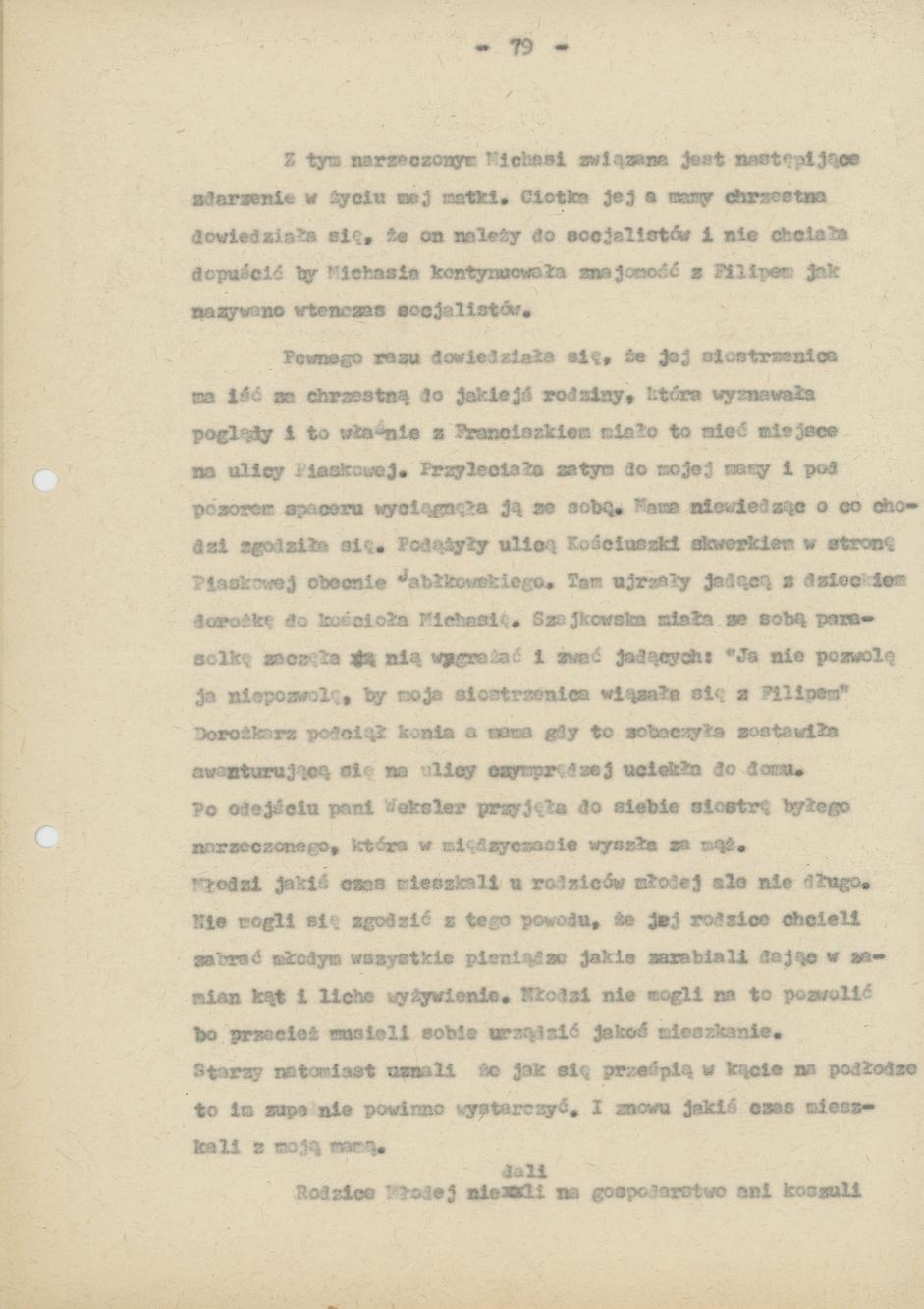Pamiętnik Genowefy Górczyńskiej "Moi, ja i moje miasto", cz. 6