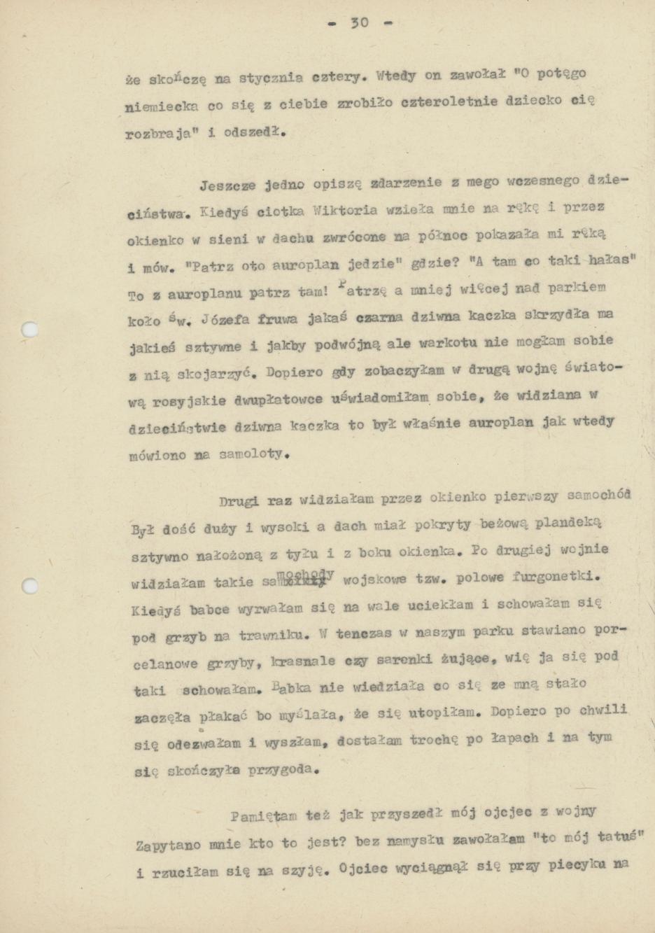 II część Pamiętnika rodzinnego i znajomych "Moi, ja i moje miasto", cz. 3