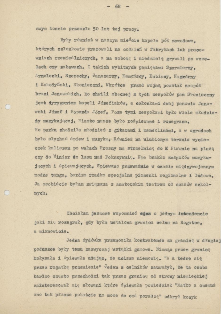 II część Pamiętnika rodzinnego i znajomych "Moi, ja i moje miasto", cz. 6