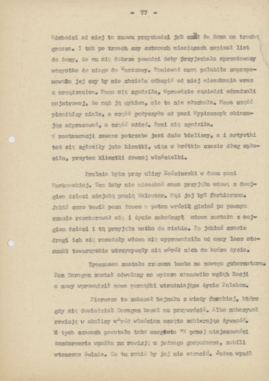 Pamiętnik Genowefy Górczyńskiej "Moi, ja i moje miasto", cz. 6