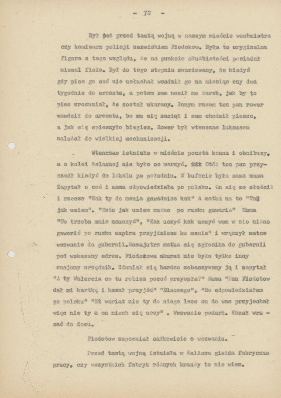 Pamiętnik Genowefy Górczyńskiej "Moi, ja i moje miasto", cz. 5