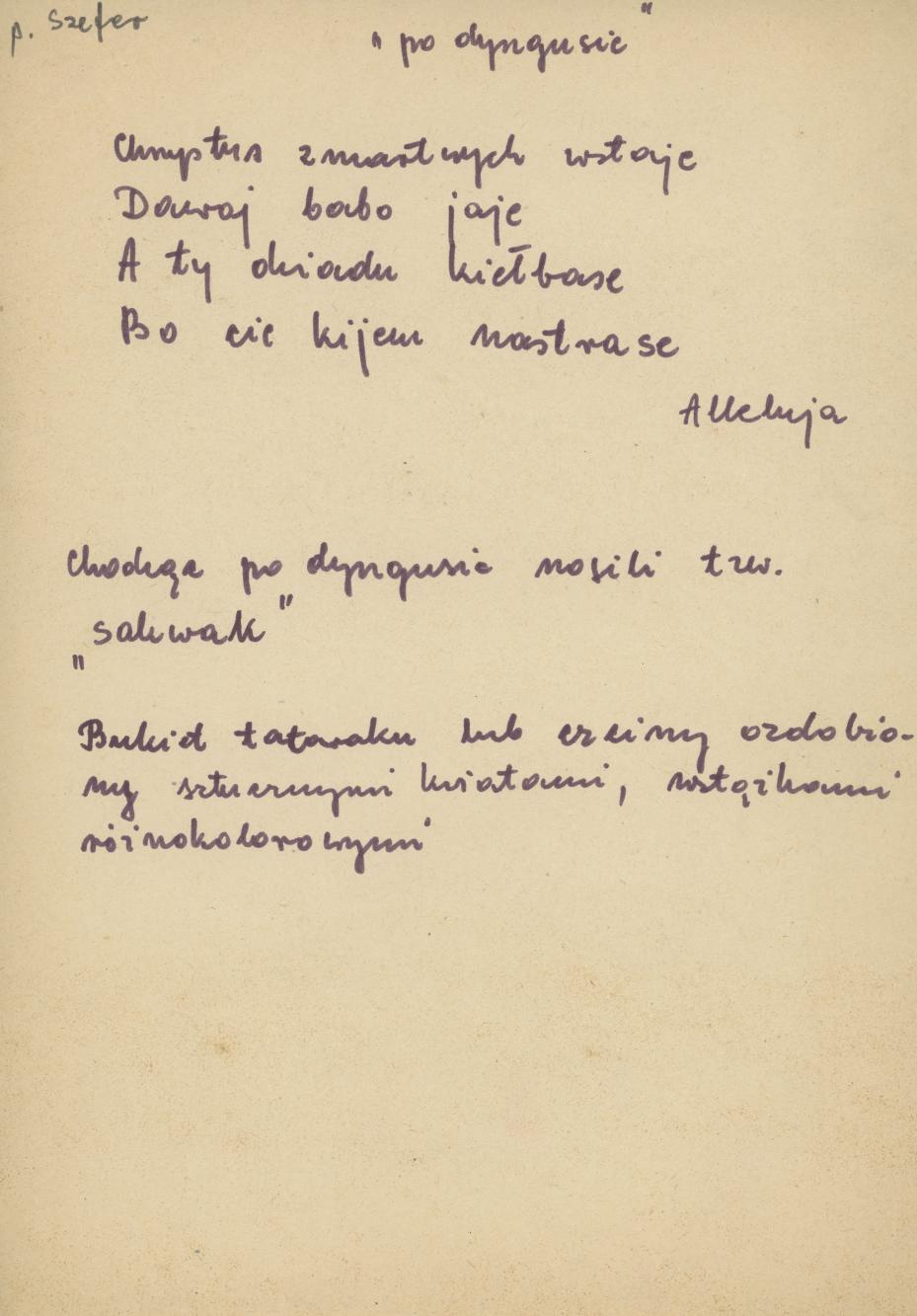 Z goikiem po dyngusie