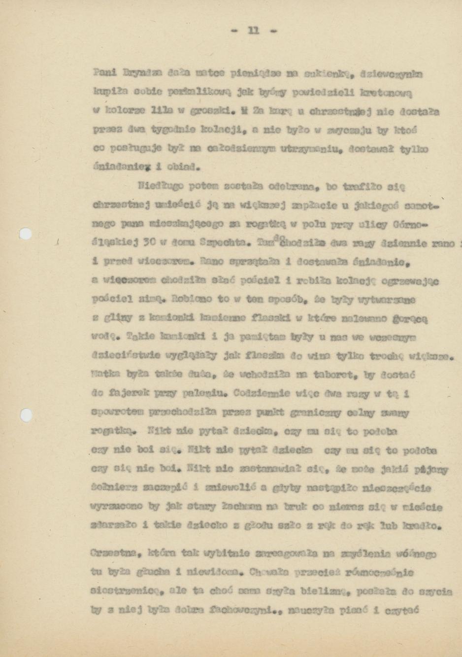 Pamiętnik Genowefy Górczyńskiej "Moi, ja i moje miasto", cz. 1