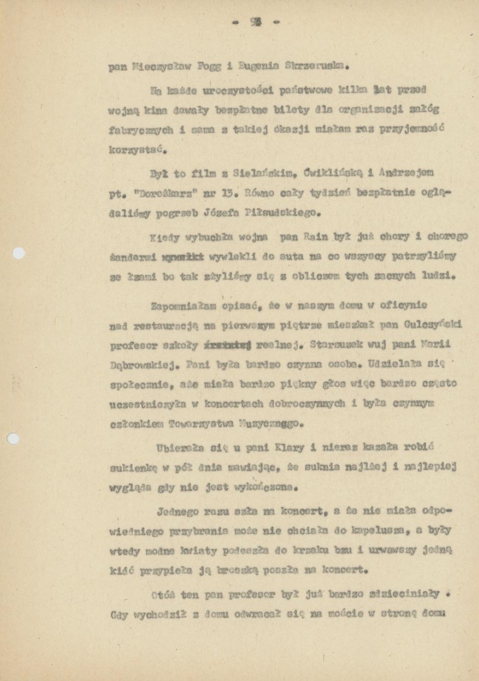 Pamiętnik Genowefy Górczyńskiej "Moi, ja i moje miasto", cz. 7