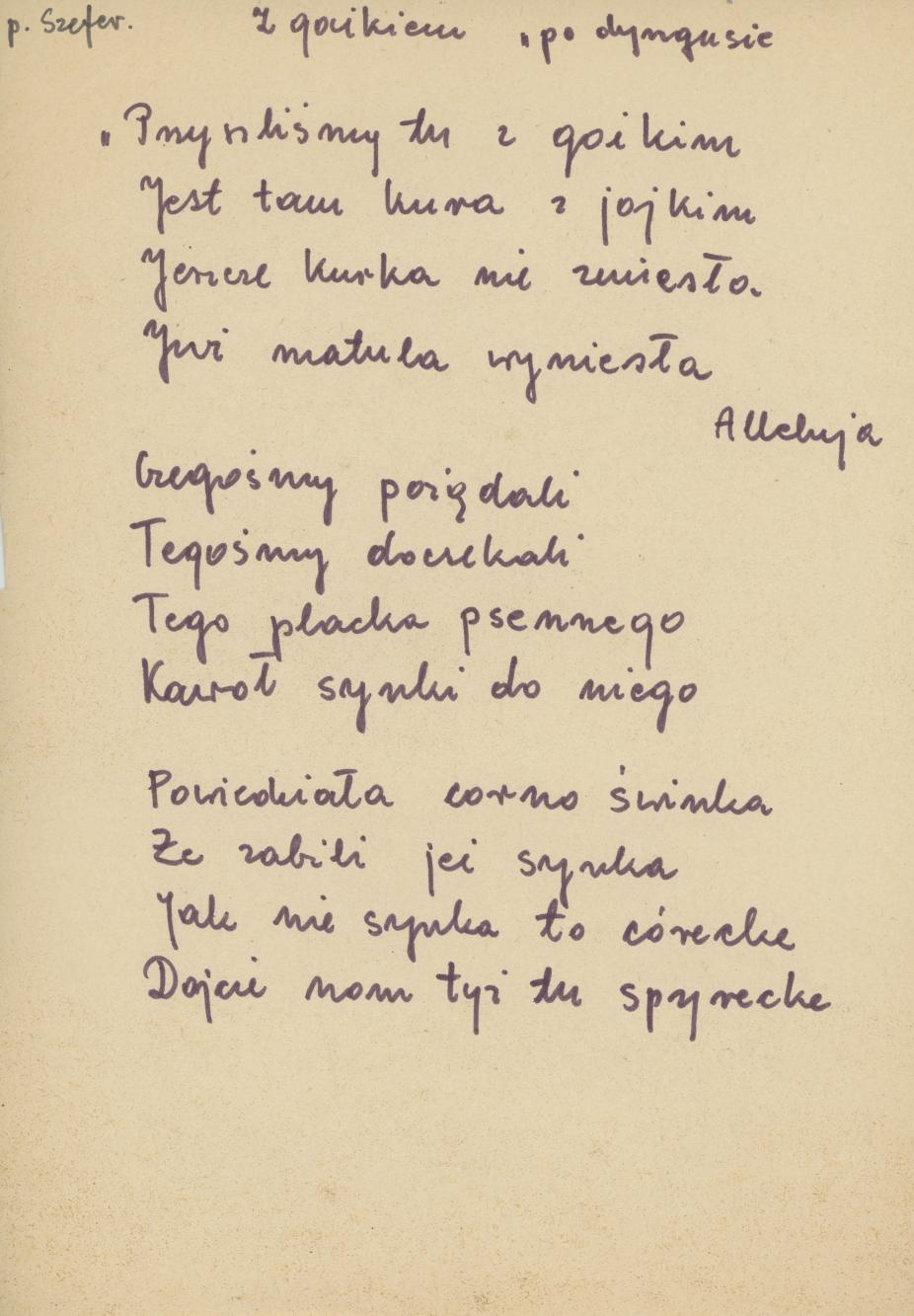 Z goikiem po dyngusie