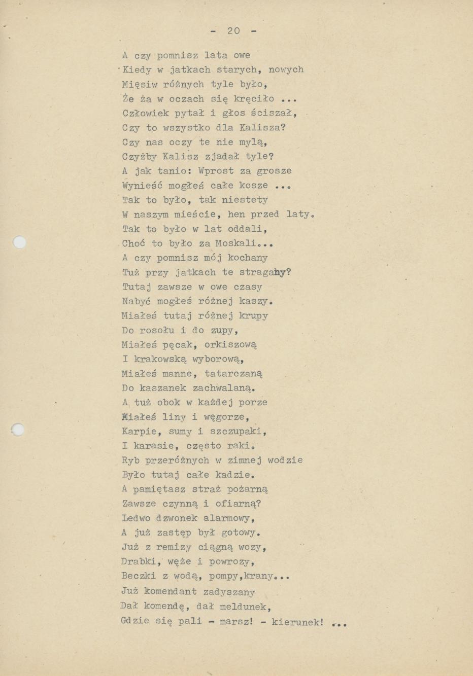 Stary Kalisz. Dzieje przeszłe wierszem, cz. 2