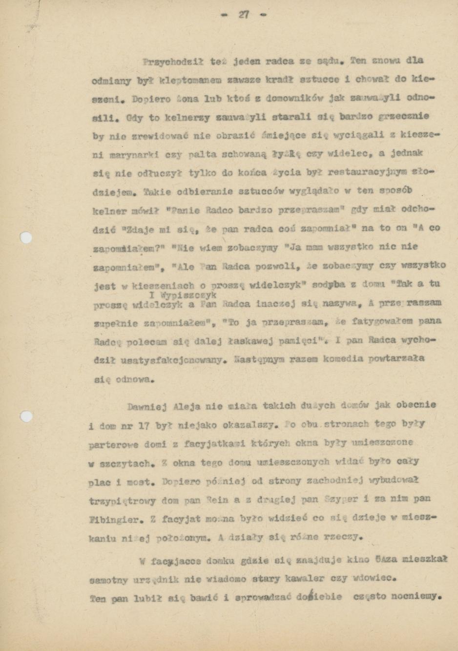 Pamiętnik Genowefy Górczyńskiej "Moi, ja i moje miasto", cz. 2