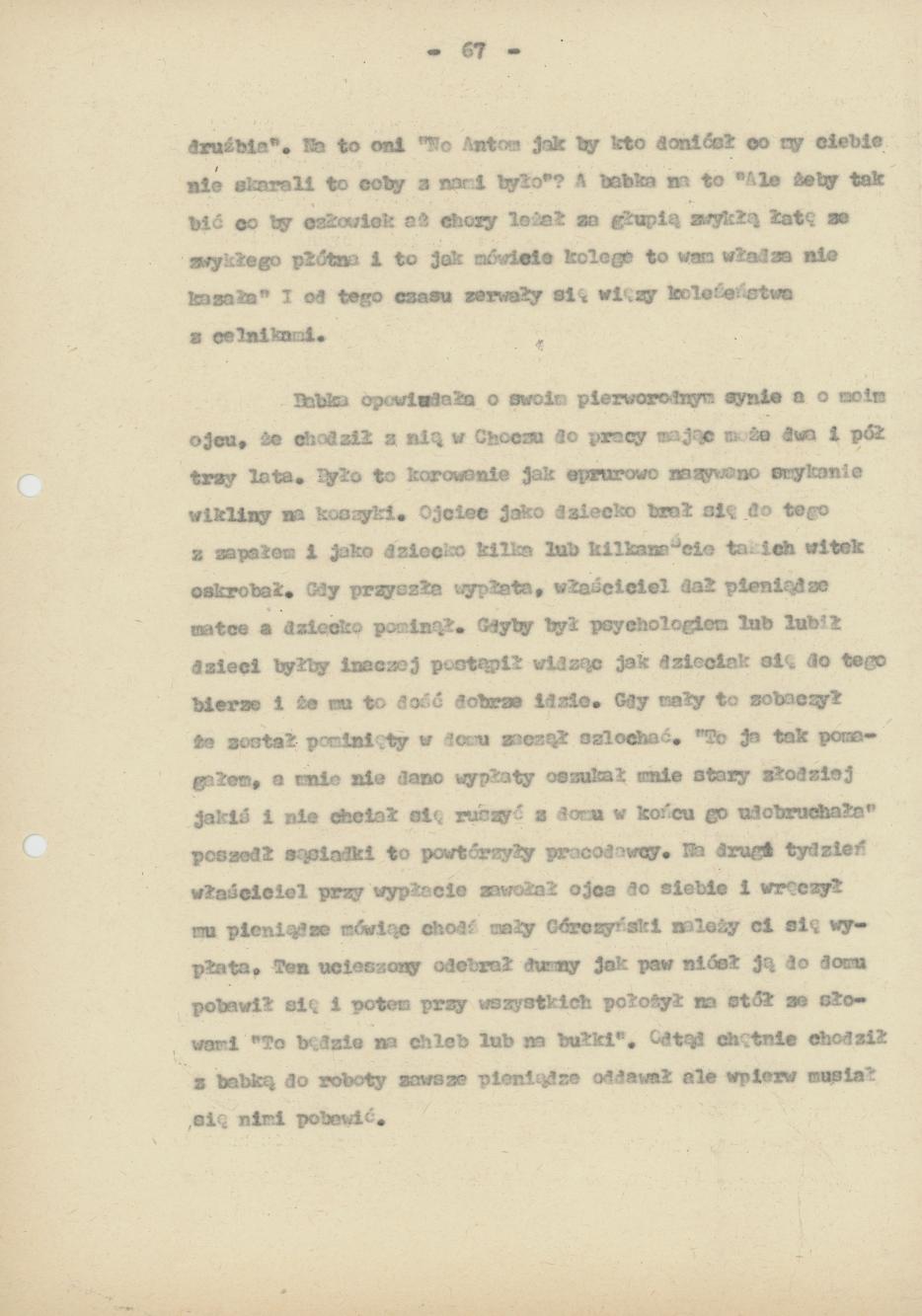 Pamiętnik Genowefy Górczyńskiej "Moi, ja i moje miasto", cz. 5