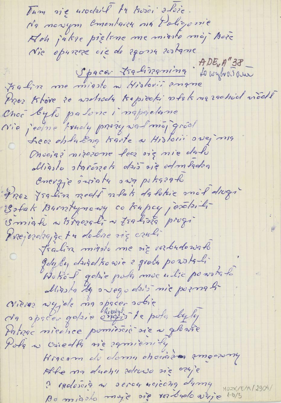 Wspomnienia kaliszanina