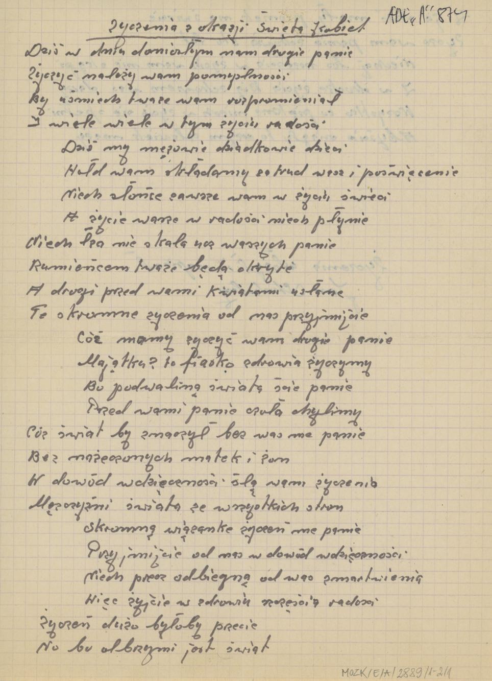 Życzenia z okazji Święta Kobiet