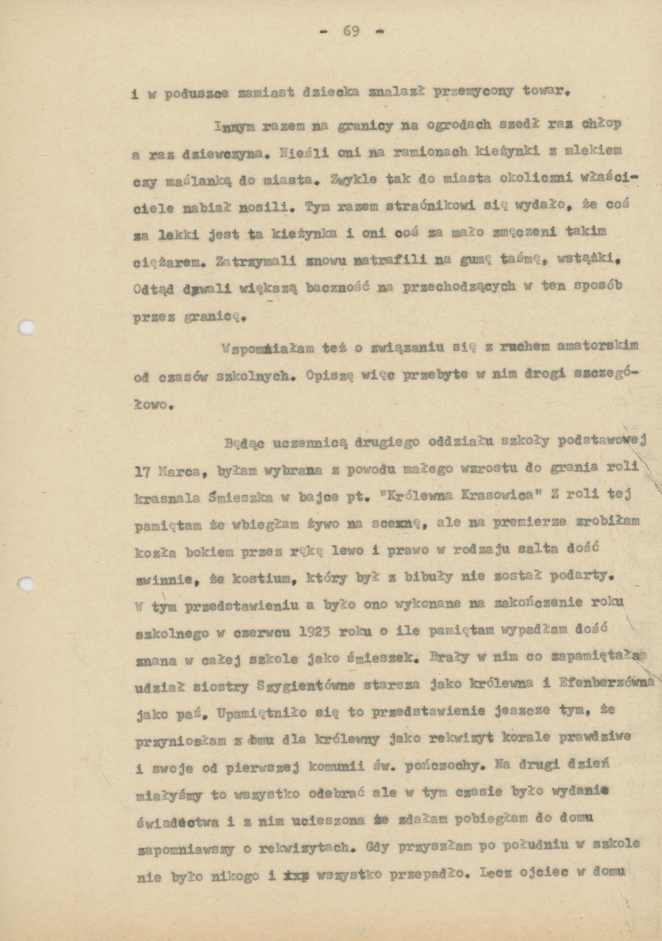 II część Pamiętnika rodzinnego i znajomych "Moi, ja i moje miasto", cz. 6