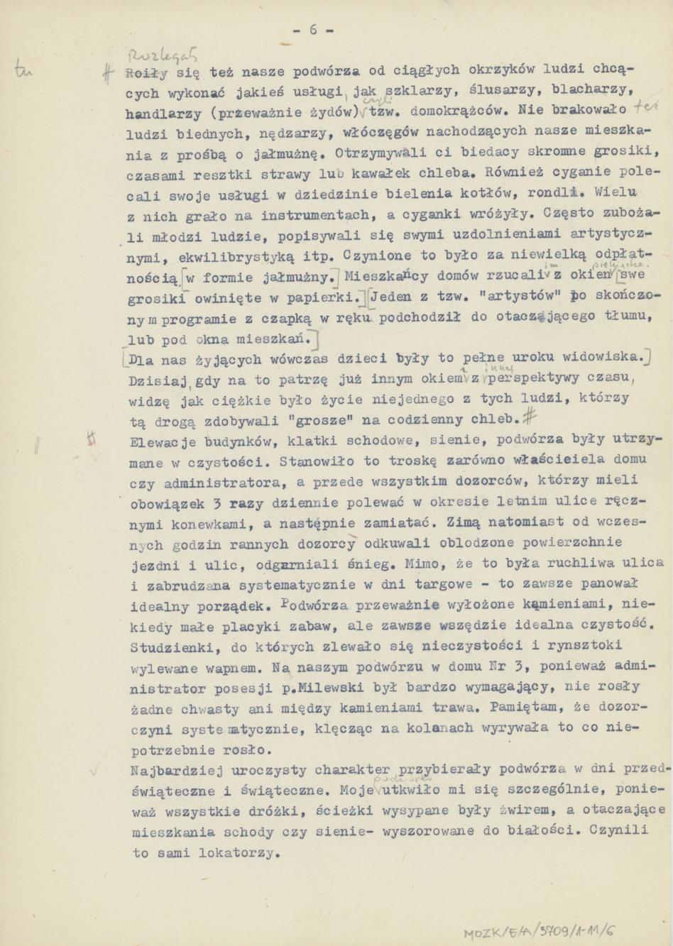 Moje dzieciństwo - wspomnienia z ulicy Babinej