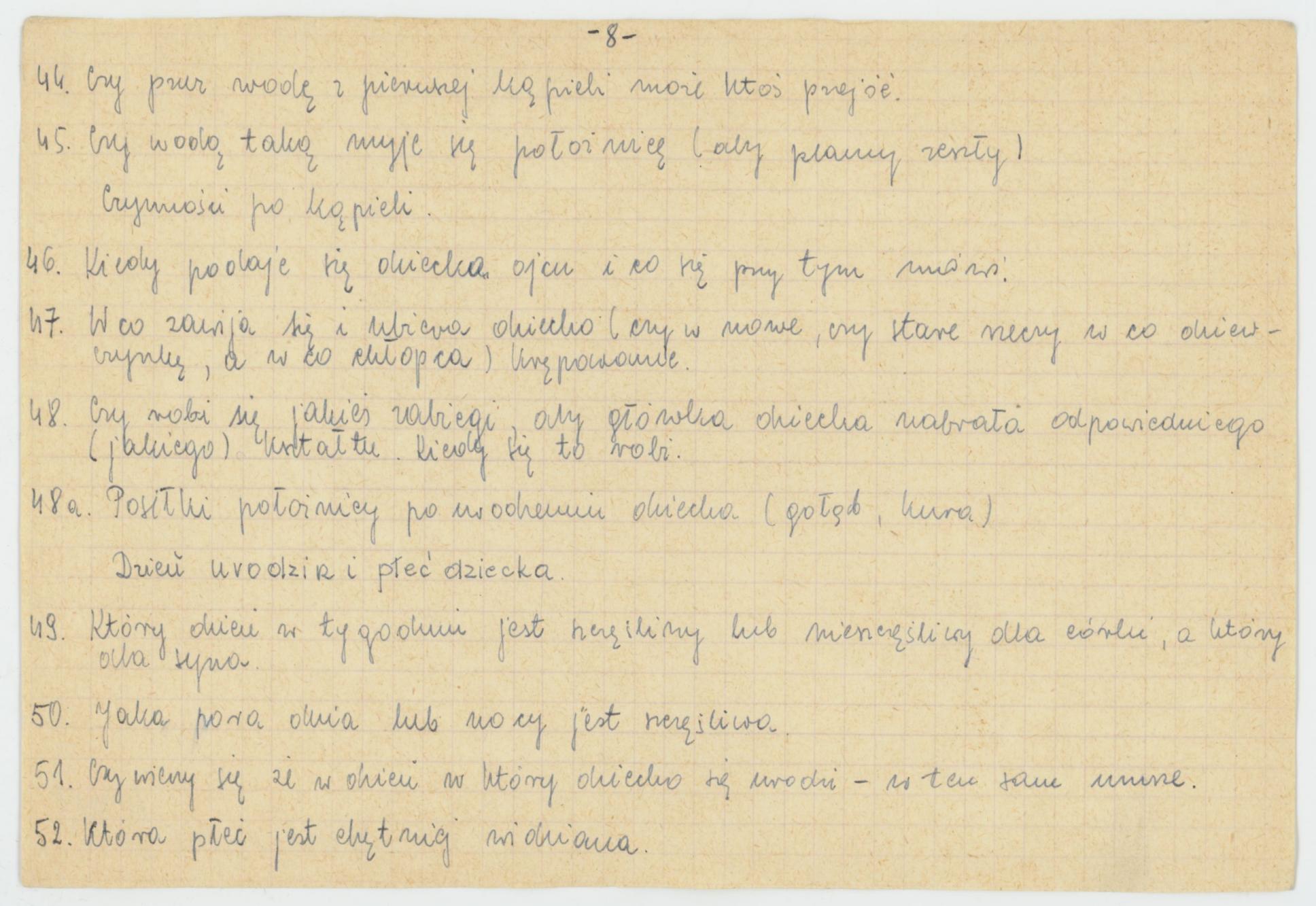 Narodziny - wytyczne konkursu Koła Miłośników Folkloru Miasta Kalisza, cz. 1