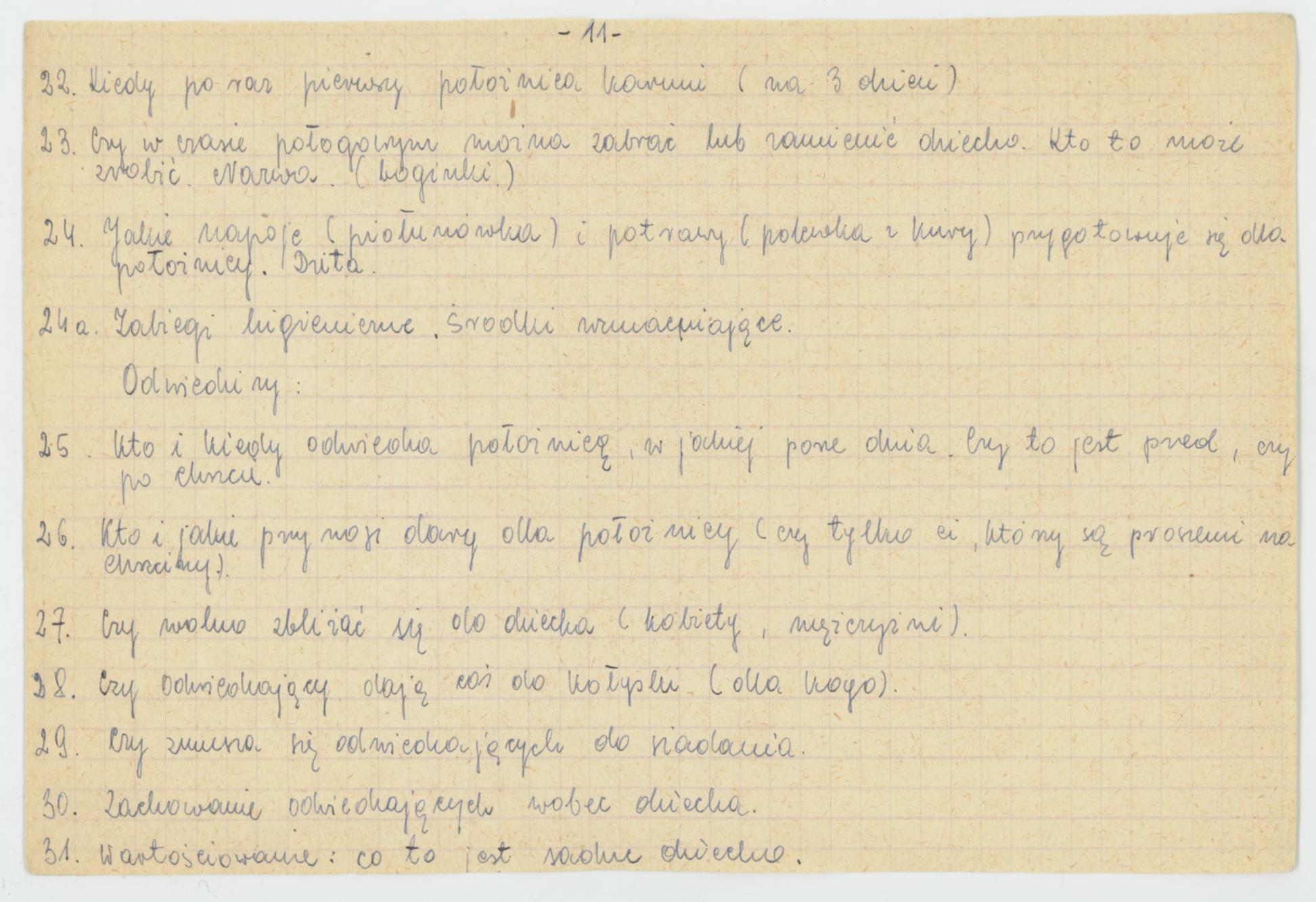 Narodziny - wytyczne konkursu Koła Miłośników Folkloru Miasta Kalisza, cz. 2