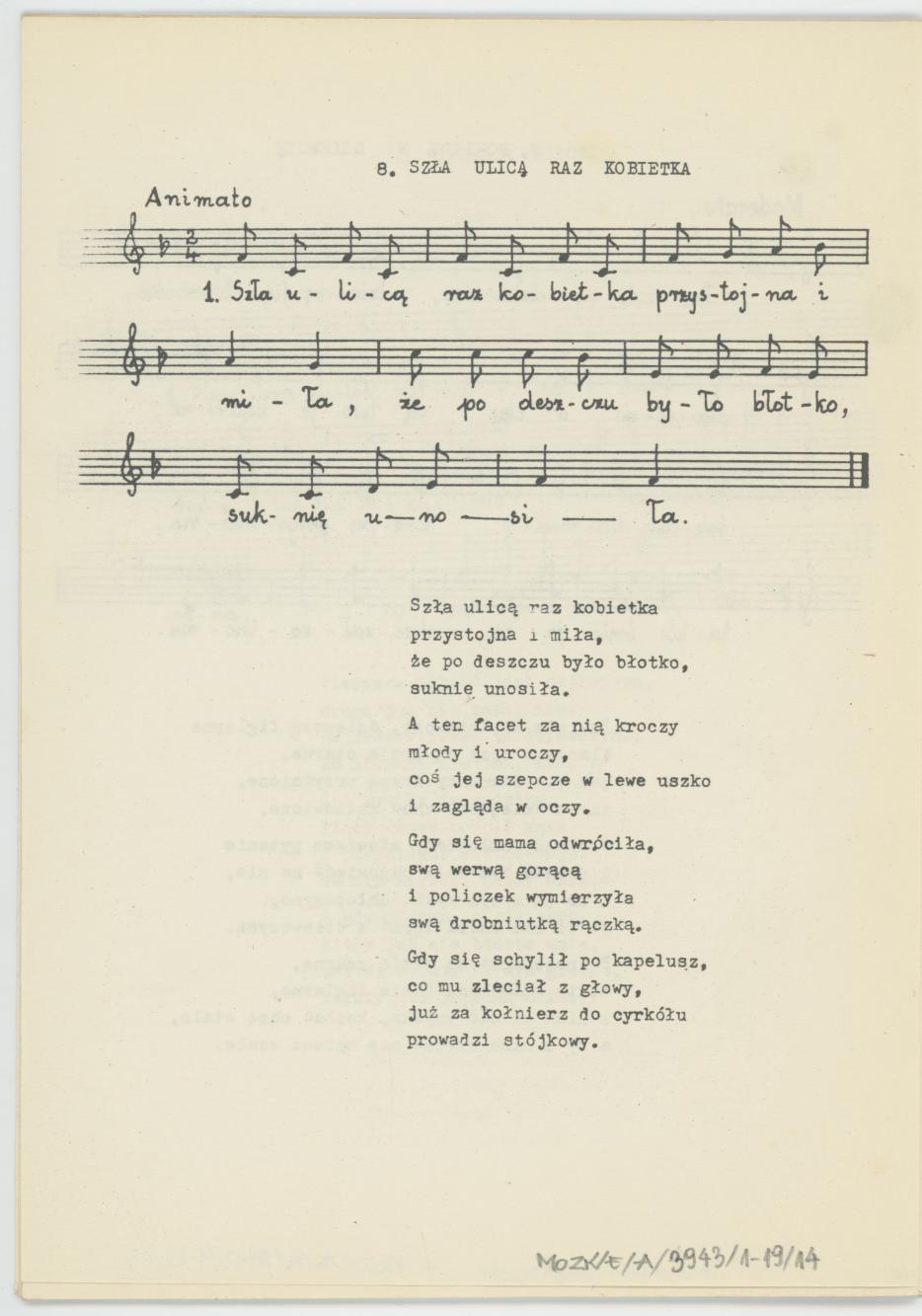 W Kaliszu nad Prosną - zbiór pieśni, cz. 2