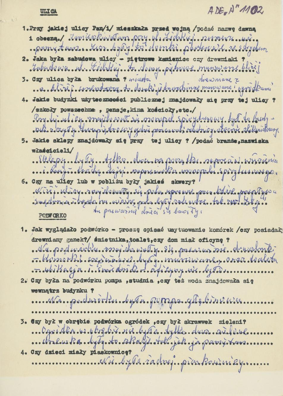 Ulica, podwórko, kamienica