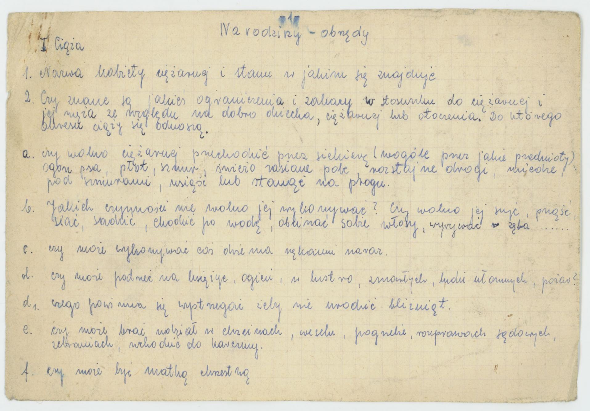 Narodziny - wytyczne konkursu Koła Miłośników Folkloru Miasta Kalisza, cz. 1