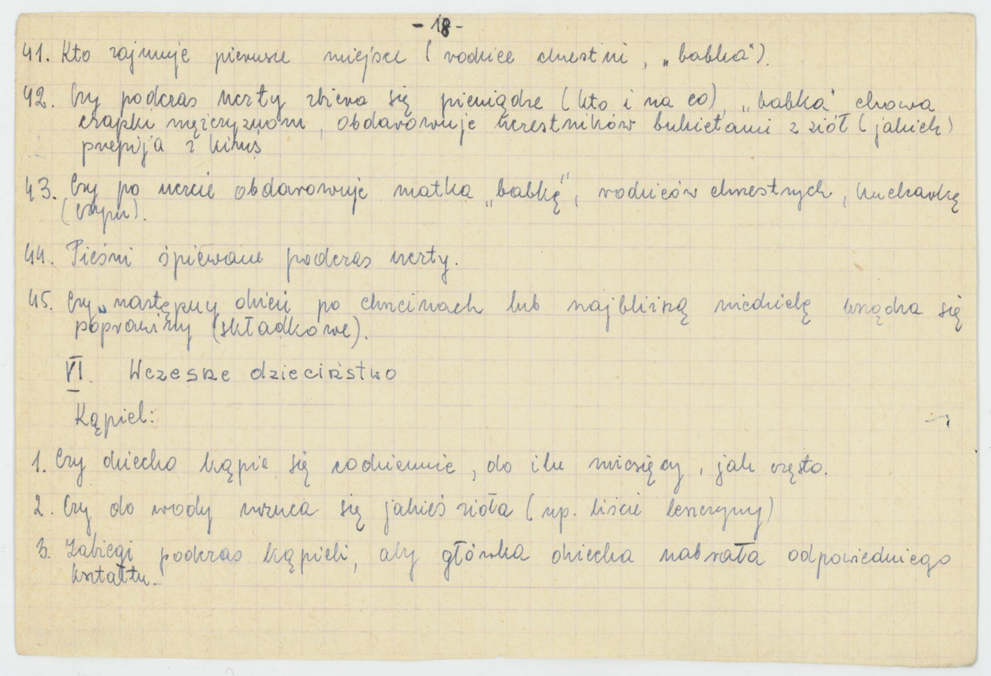 Narodziny - wytyczne konkursu Koła Miłośników Folkloru Miasta Kalisza, cz. 2