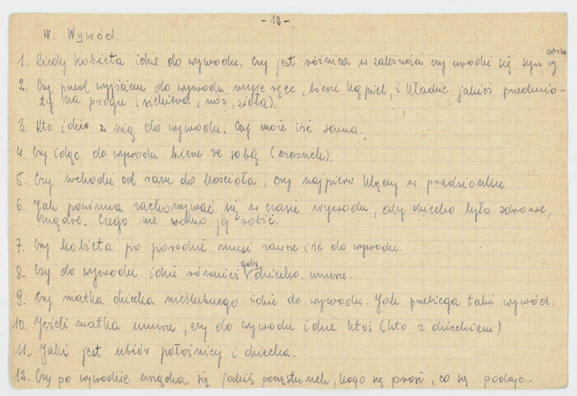 Narodziny - wytyczne konkursu Koła Miłośników Folkloru Miasta Kalisza, cz. 2