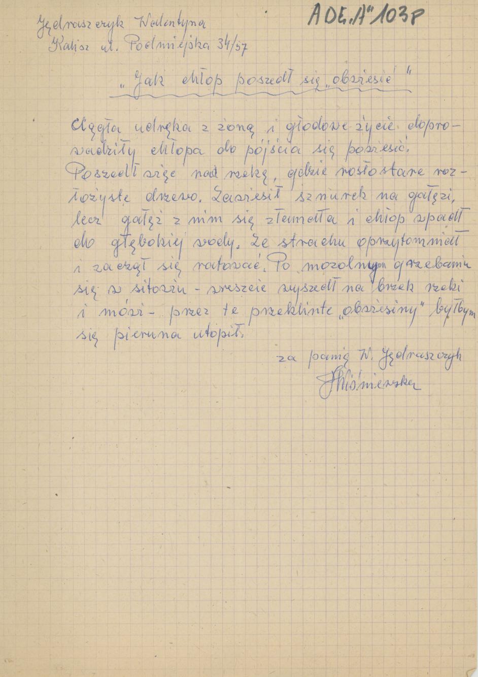 Jak chłop poszedł się obwiesić