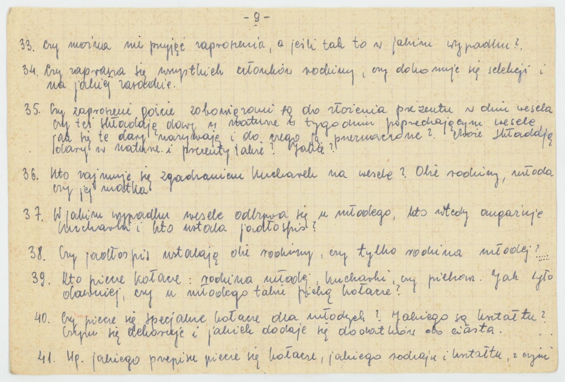 Zwyczaje i obrzędy weselne - wytyczne konkursu Koła Miłośników Folkloru Miasta Kalisza, cz. 1
