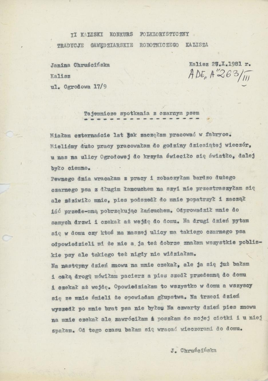 Tajemnicze spotkania z czarnym psem