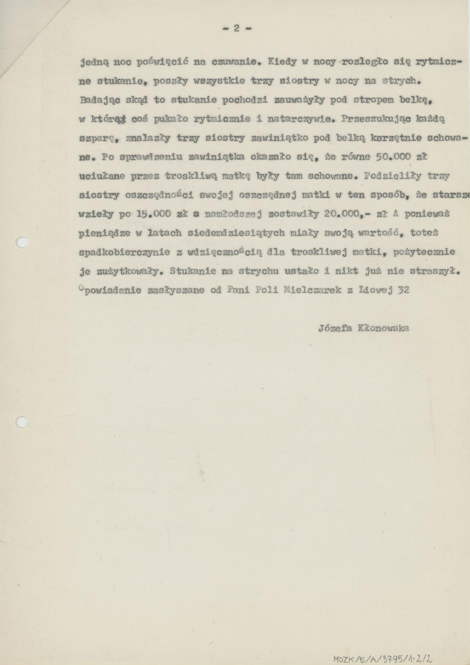 Straszyło na strychu