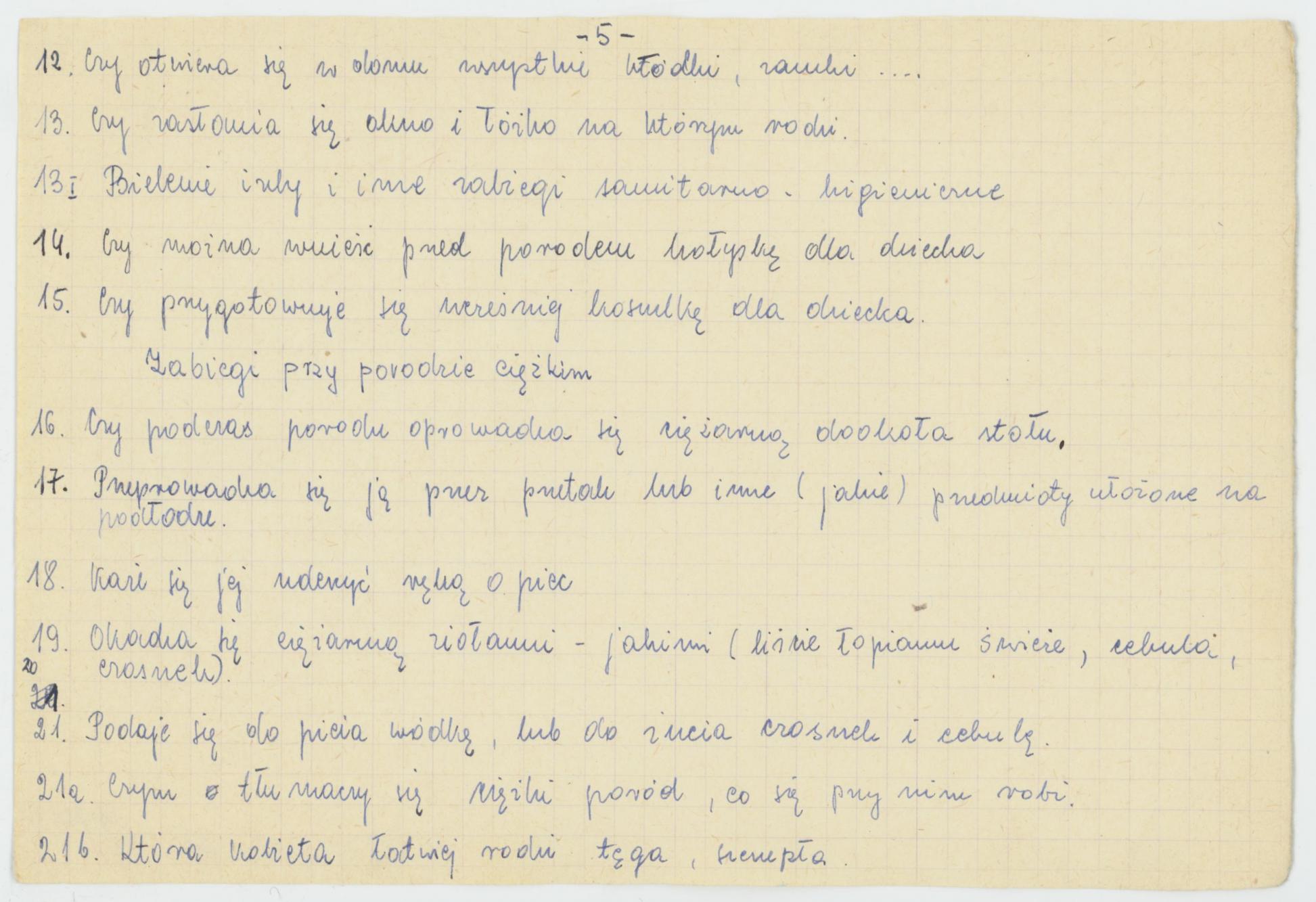 Narodziny - wytyczne konkursu Koła Miłośników Folkloru Miasta Kalisza, cz. 1