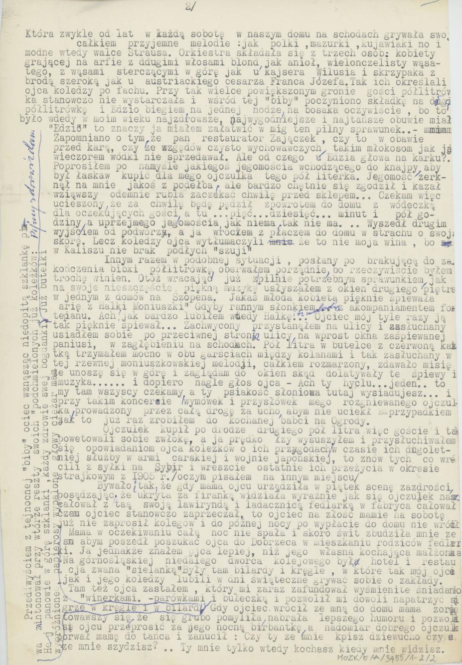 Życie towarzyskie "sztykierów" kaliskich