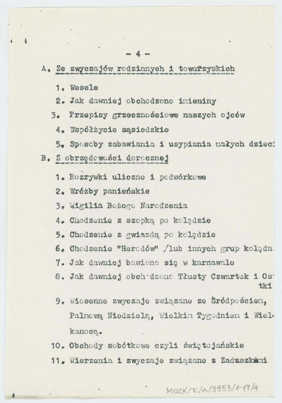 Uchrońmy od zapomnienia Folklor Kalisza - warunki konkursu, cz. 1