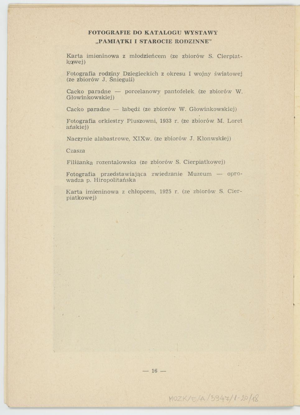 Pamiątki i starocie rodzinne, cz. 2